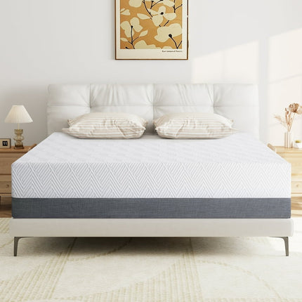 Queen Mattress, Madinog 10" Medium Memory Foam Mattress, Mattress in a Box