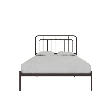 Queer Eye Albany Metal Platform Bed Frame, Bronze, Full Size