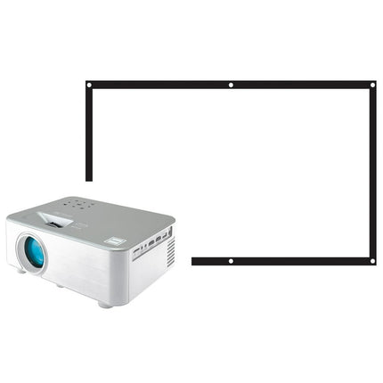 RCA 720p Home Theater Projector with 100" Screen, White, RPJ170-Combo, 3 lbs, Streaming Stick Ready!