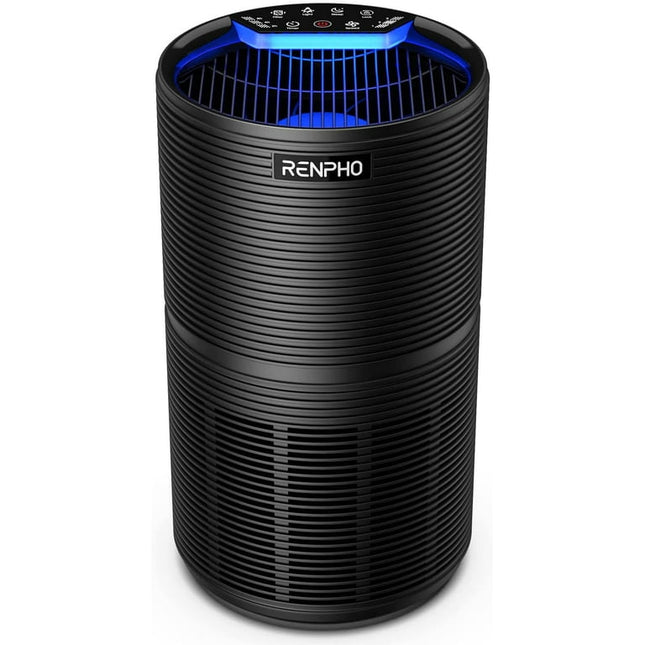 RENPHO HEPA Air Purifier for Home Large Room up to 600 Sq.ft, H13 True HEPA Filter Air Cleaner for Pet Hair, Allergies, 99.97% Smokers, Odors, Dust, Pollen, Odor Eliminators for Bedroom