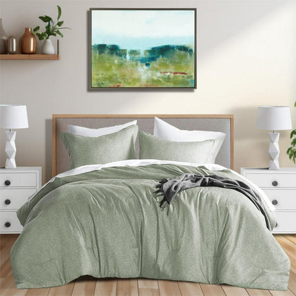 Regency Heights Full/Queen Comforter Sets Reversible 3 Piece Extra Soft Bedding with Pillow Shams Sage Green