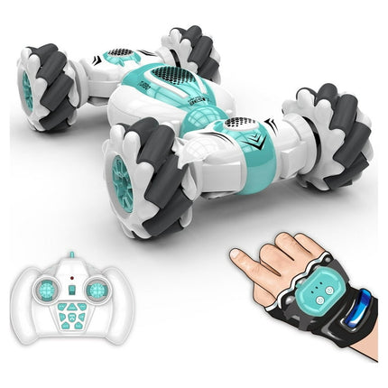 Remote Control Car for Kids RC Stunt Car RC Car Watch Gesture Sensor Deformable Electric Toy Cars All Terrain Speed 2.4GHz Rotation Whirligig Off-road Vehicle Gift for Kids Boys Birthday