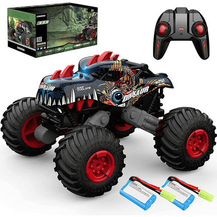 Remote Control Monster Truck Toys for Boys 3-6 Years RC Dinosaur Cars 1:16 Off Road 20+MPH 4WD Car Birthday Christmas Gifts
