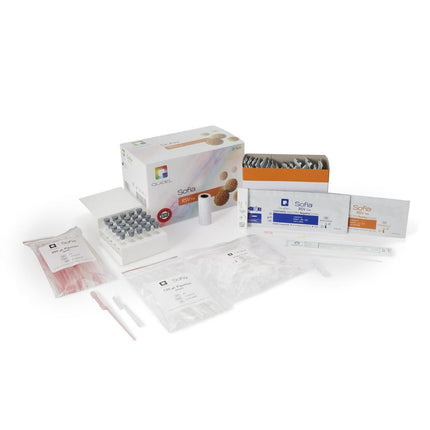Respiratory Test Kit Sofia RSV FIA Fluorescence Immunoassay (FIA) Respiratory Syncytial Virus Test (RSV) Nasopharyngeal Swab / Nasopharyngeal Wash / Nasopharyngeal Aspirate Sample 25 Tests CLIA Waive
