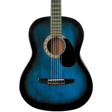 Rogue Starter Acoustic Guitar, Blue Burst