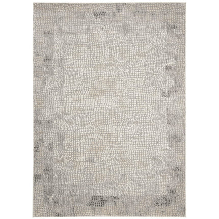 SAFAVIEH Meadow Curtis Abstract Area Rug, Taupe/Grey, 4' x 6'