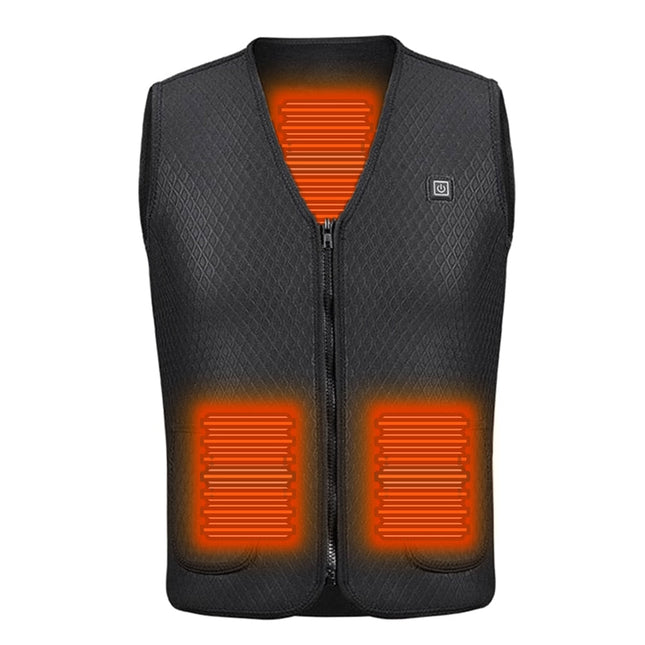 Unisex Waterproof Heated Vest Long Lasting Heat