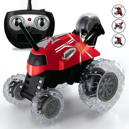 Sharper Image® Thunder Tumbler Remote Control 360 Spinning Car, Red, 2 pcs