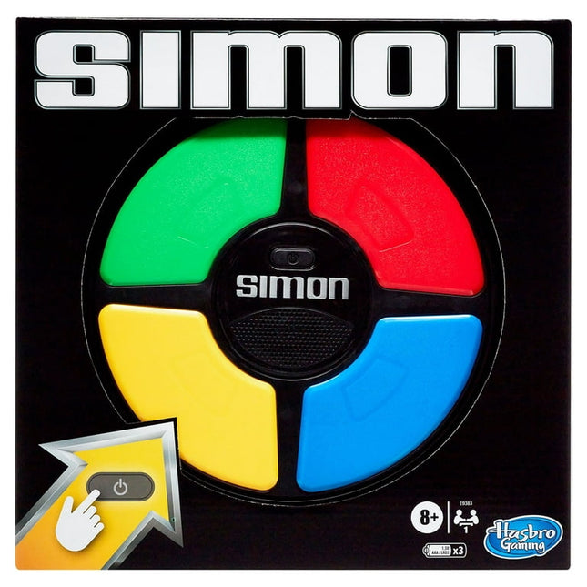 Simon Electronic Memory Board Game for Kids and Family Ages 8 and up, 1 Player