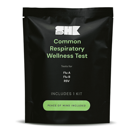 Simple HealthKit At-Home Common Respiratory Wellness Test for Flu A, Flu B, and RSV