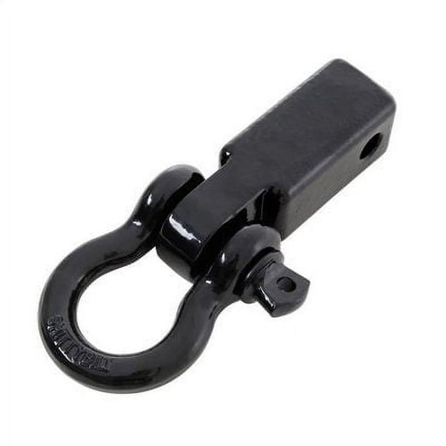 Smittybilt Black Powdercoated 2 inch Receiver Mounted D-Ring Shackle 29312B
