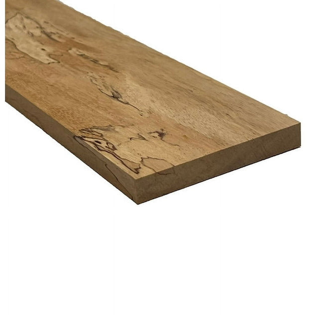 Spalted Tamarind Thin Stock Lumber Boards - 3/8" x 2" x 12" (1 Piece) | Thin Dimensional Lumber | Lumber Boards
