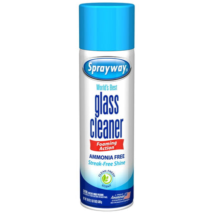 Sprayway Glass Cleaner Aerosol, 19 Oz
