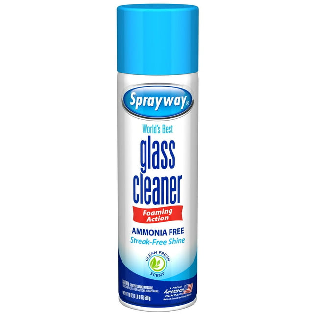 Sprayway Glass Cleaner Aerosol, 19 Oz