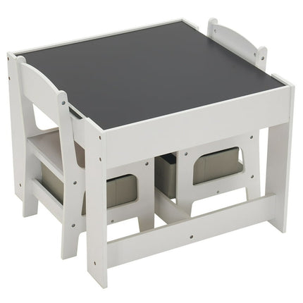 Sprifallbaby Kids Table and Chair Set, MDF Board Modern Furniture for Homeschooling Snack Time