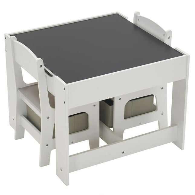 Sprifallbaby Kids Table and Chair Set, MDF Board Modern Furniture for Homeschooling Snack Time