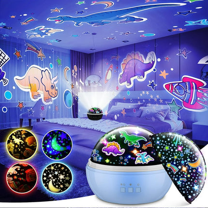 Star Projector Night Light for Kids,Dinosaurs Star Projector Light Christmas Gifts for 3 4 5 6 7 8 Year Old Boys Girls,Dinosaurs Toys for 3-12 Year Old Kids, Galaxy Projector for Kids Room