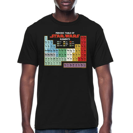 Star Wars Men's & Big Men's Period Table Graphic Tee Shirt, S-3XL, Star Wars Mens T-Shirt