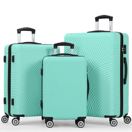 Sunbee Suitcase Set 3 Piece Luggage Set Carry On Hardside Luggage with TSA Lock Spinner Wheels