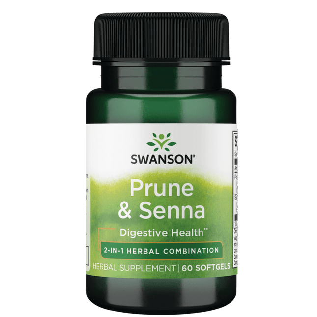Swanson Prune and Senna 60 Softgels