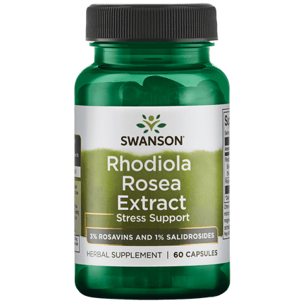 Swanson Rhodiola Rosea Extract 60 Capsules