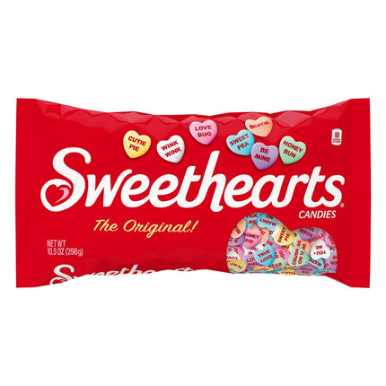 Sweethearts Valentine Conversation Hearts, Fruit Candy, 10.5oz Bag
