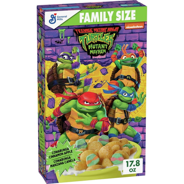 Teenage Mutant Ninja Turtles: Mutant Mayhem Cereal, Family Size, 17.8 oz