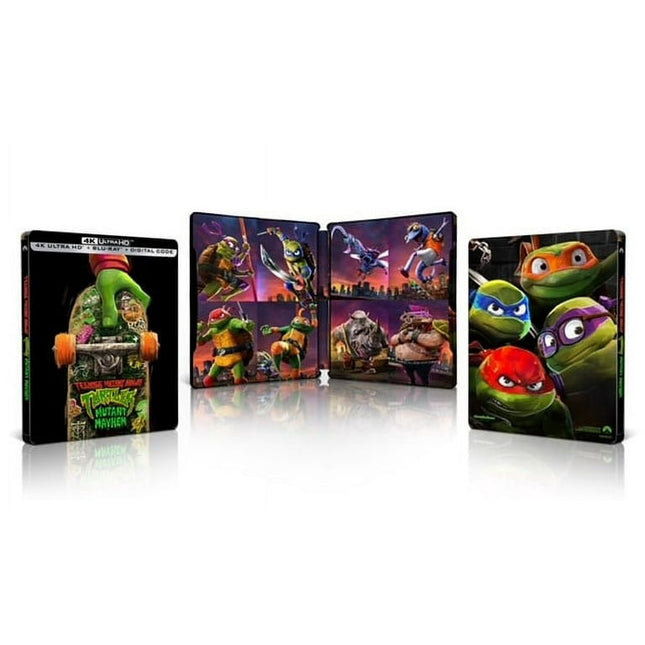 Teenage Mutant Ninja Turtles: Mutant Mayhem (Steelbook) (4K Ultra HD), Starring Micah Abbey