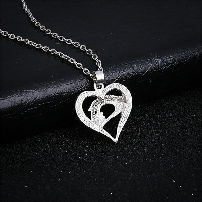 Tejiojio Mother's Day Gifts Finish Mom Baby Necklace Mom Day Gift