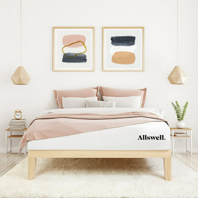 The Allswell X 10” Hybrid of Memory Foam and Coils Mattress With Antimicrobial Treated Cover, Twin