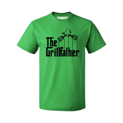 The Grillfather Funny Father's Day Gift Men's T-shirt, Green, L