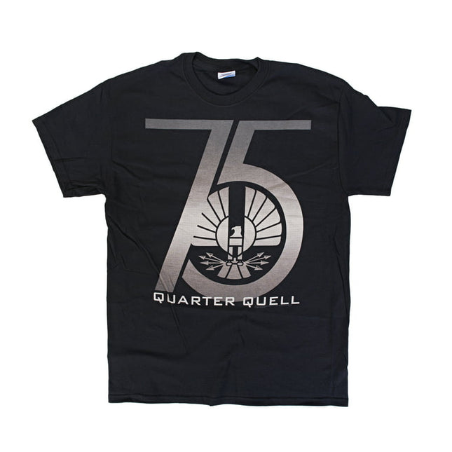 The Hunger Games 2: Catching Fire 75th Quarter Quell Mens Black T-Shirt | L