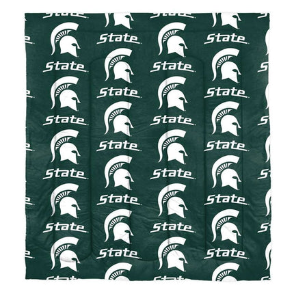 The Northwest Company Michigan State Spartans 5-Piece Full Bed in a Bag Set