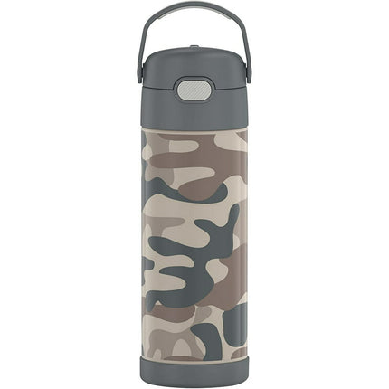 Thermos 16 oz. Kid's Funtainer Stainless Steel Water Bottle - Camo