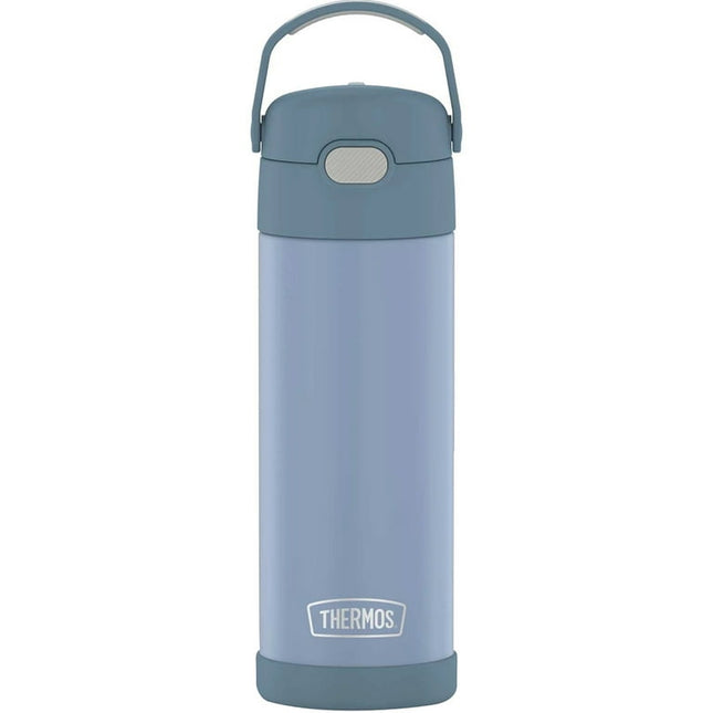Thermos F41101DB6 16 Ounce Funtainer Vacuum Insulated Stainless Steel Bottle with Spout (Denim Blue)