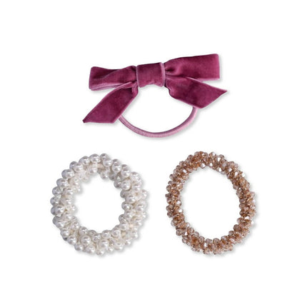 Time And Tru Women’S Hair Ties, 3-Pack Pink