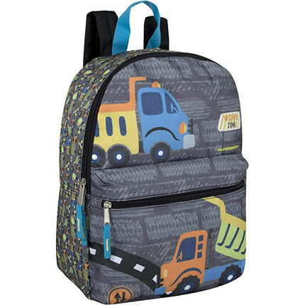 Trailmaker, Animal Critter Backpack for Preschool, Kindergarten Kids - Truck