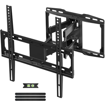 USX MOUNT Full Motion TV Wall Mount for 26-60 Inch TVs, Universal TV Mount with Swivels and Tilts Hold up to 100lbs, VESA 400x400mm, 16" Wood Studs