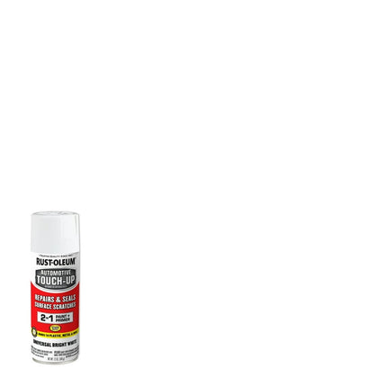 Universal Bright White, Rust-Oleum Gloss Automotive Touch-up Spray Paint and Primer in One-292325, 11 oz