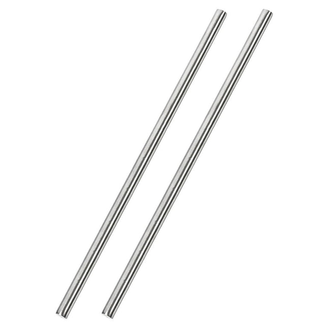 Uxcell 304 Stainless Steel Solid Round Rod for DIY Craft 0.23" x 11.81" Silver 2pcs