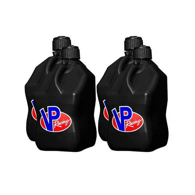 VP Fuel Containers VPF3582-CA-CASE 5.5 gal Square Motorsports Jug, Black - Case of 4