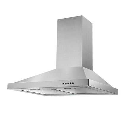 Wall Mount Range hood 30 inch Stainless Steel Stove Vent Hood with 3 Speed Kitchen Exhaust Fan