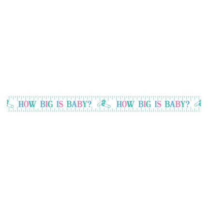 Way to Celebrate Baby Shower How Big Is Baby Tape Game, 1 Ct, Plastic