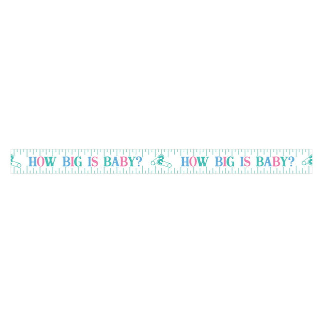 Way to Celebrate Baby Shower How Big Is Baby Tape Game, 1 Ct, Plastic