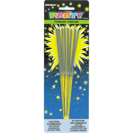 Way to Celebrate! Birthday Party Sparklers, 7in, 8ct