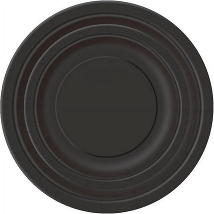 Way to Celebrate! Black Paper Dinner Plates, 9in, 20ct