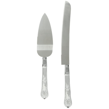 Way to Celebrate Wedding Cake Knife & Server, 2 Count
