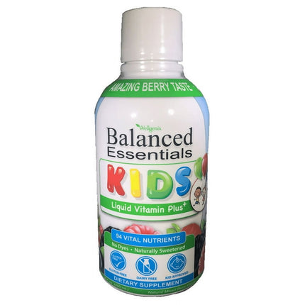 Wellgenix Balanced Essentials Liquid Kids Vitamin - 16 oz