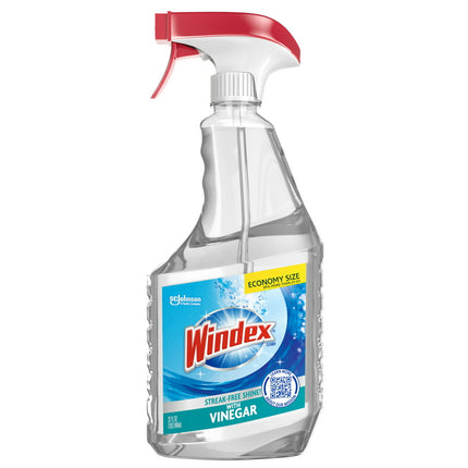 Windex® with Vinegar Glass Cleaner, Spray Bottle, 32 fl oz