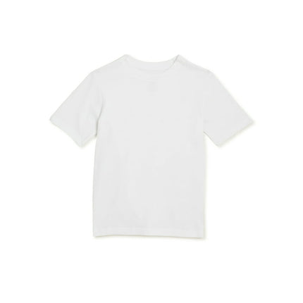 Wonder Nation Boys Kid Tough Short Sleeve Crewneck T-Shirt, Sizes 4-18 & Husky